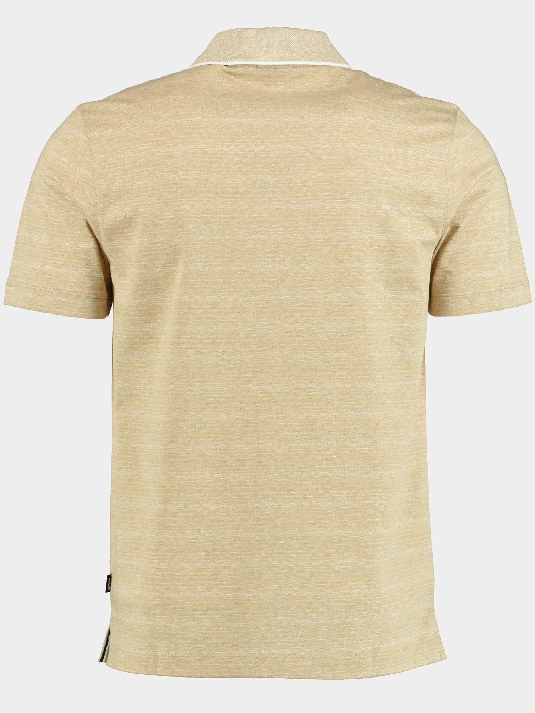 BOSS Black Polo korte mouw Beige Phillipson 166 10243127 01 50471727/275