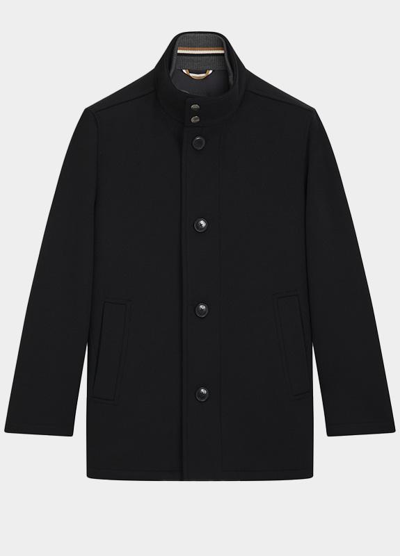 BOSS Black Wollen Jas Zwart H-Coxtan-234 10273687 01 50549193/001
