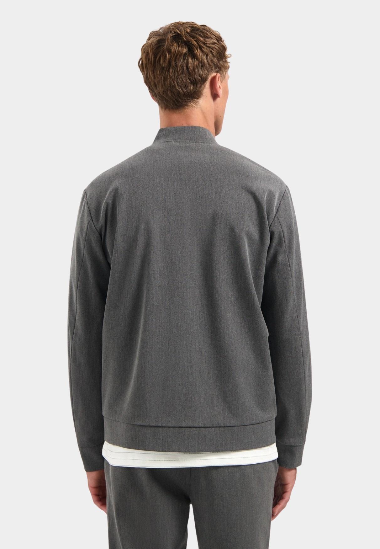 No Excess Tussenjas Grijs Jacket Shirt Bomber Melange H 29620822/102
