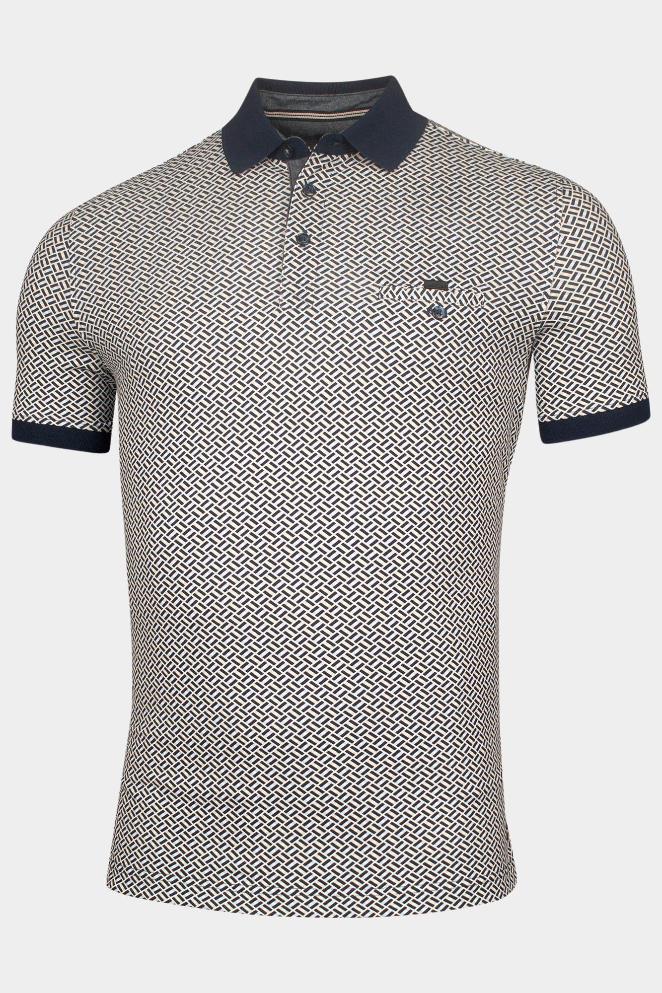 Baileys Polo korte mouw Blauw Poloshirt 515227/62