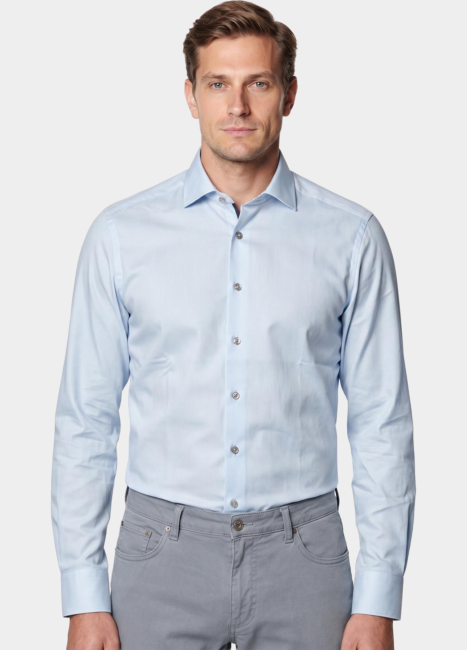Olymp Zakelijk overhemd heren Blauw Luxor mf D.2127 o.T. 136624/11