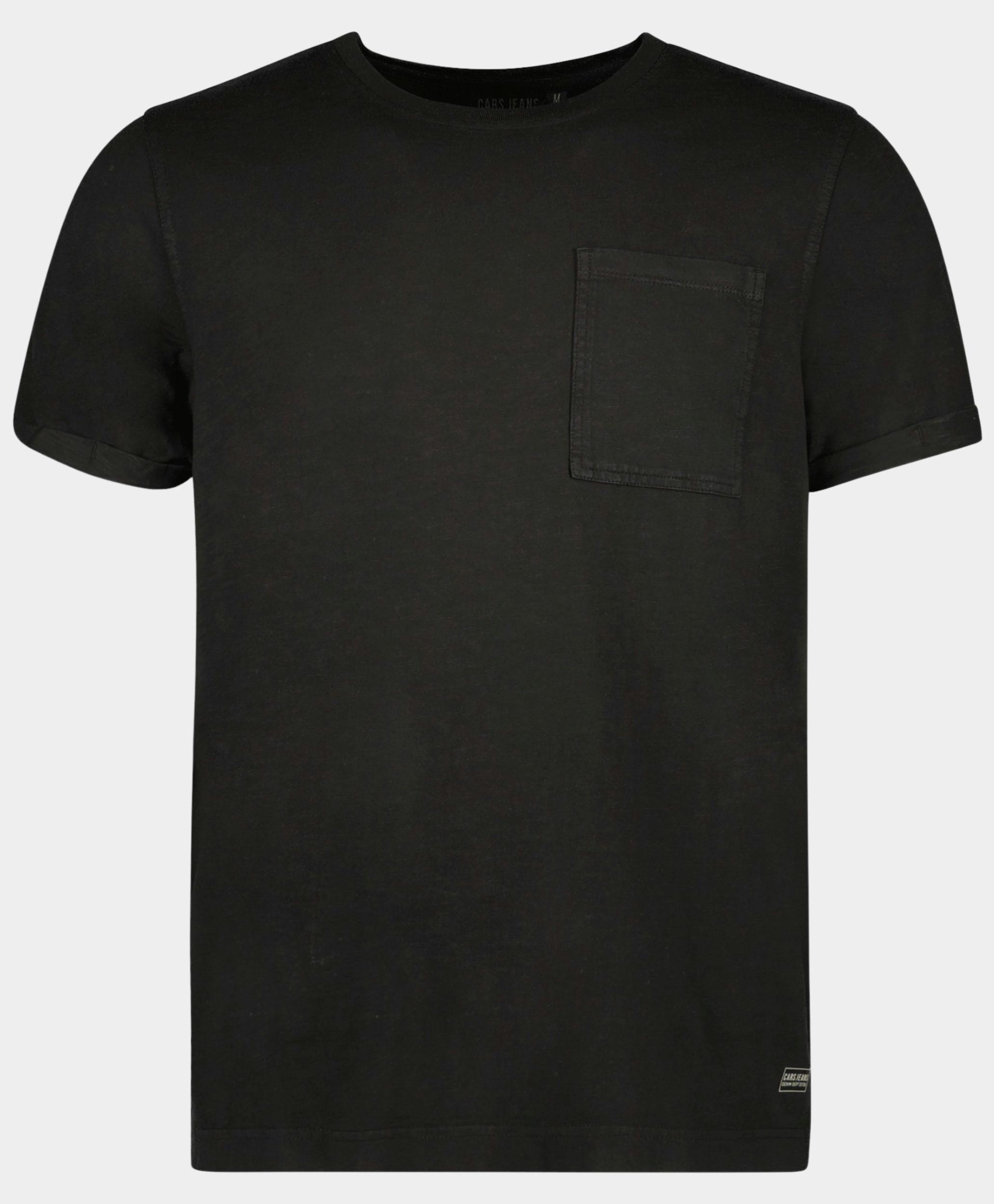 Cars Jeans T-shirt korte mouw Zwart Stroke 61356/01