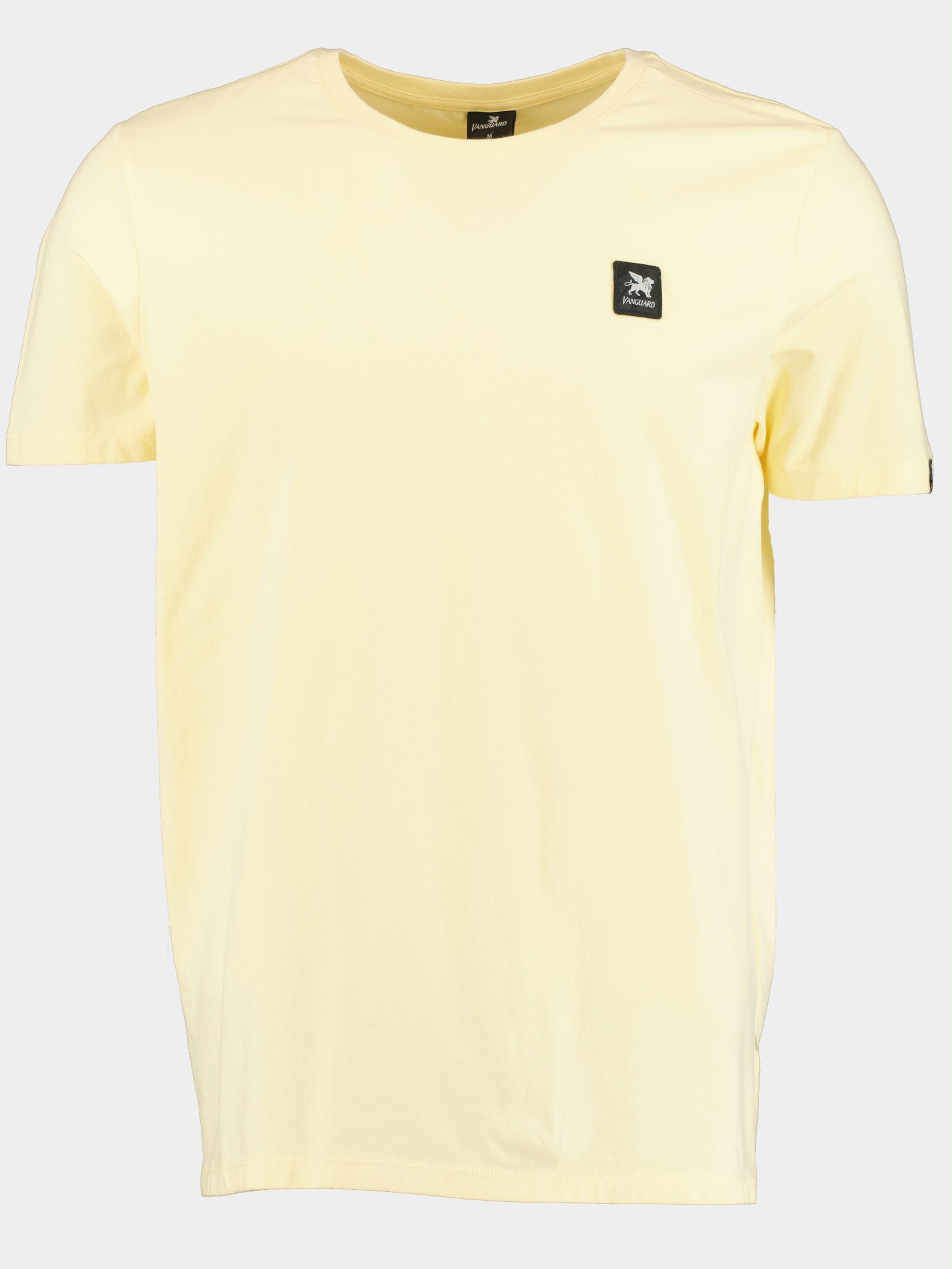 Vanguard T-shirt korte mouw Geel Short sleeve r-neck cotton el VTSS2303562/1003