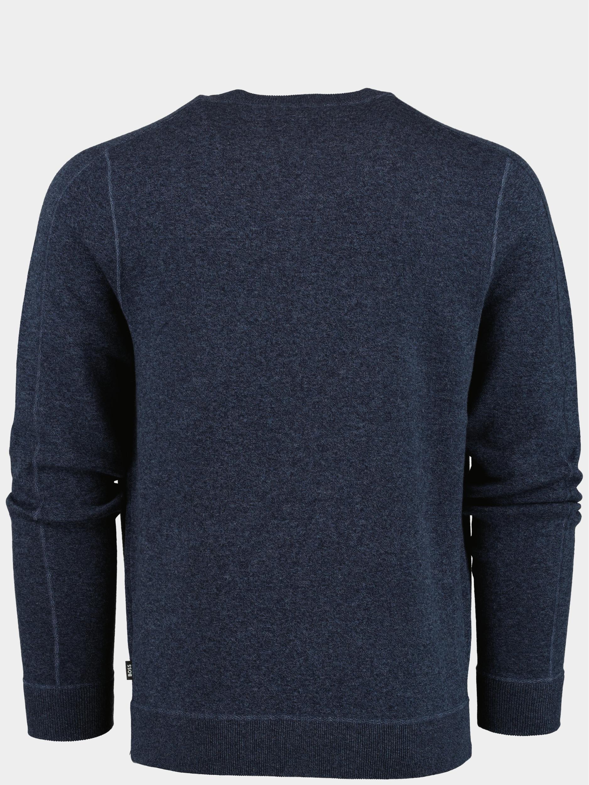 BOSS Black Pullover Blauw Onore 10250913 01 50495402/405