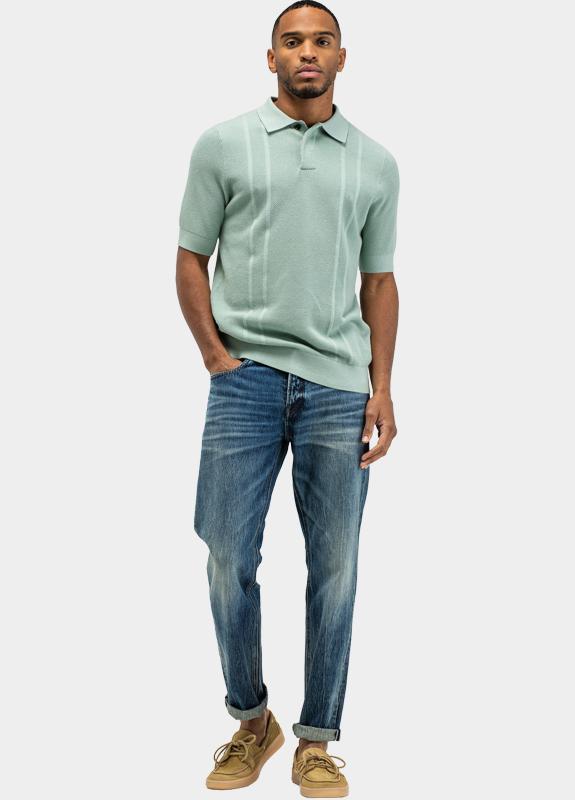 Butcher of Blue Polo korte mouw Groen Ripley M2616001/118