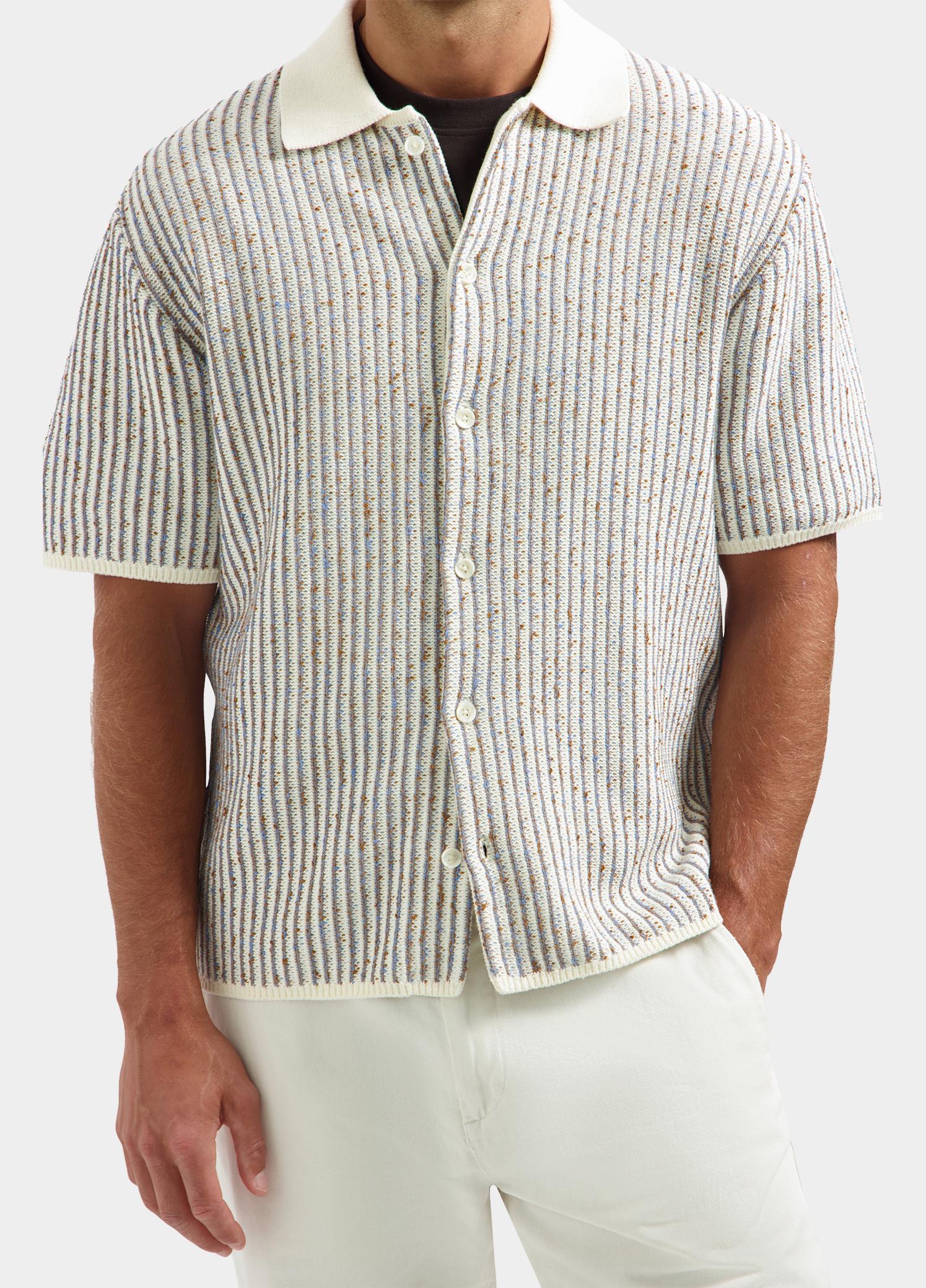 Dstrezzed Vest heren Beige Par Rainbow Shortsleeve 421201/107