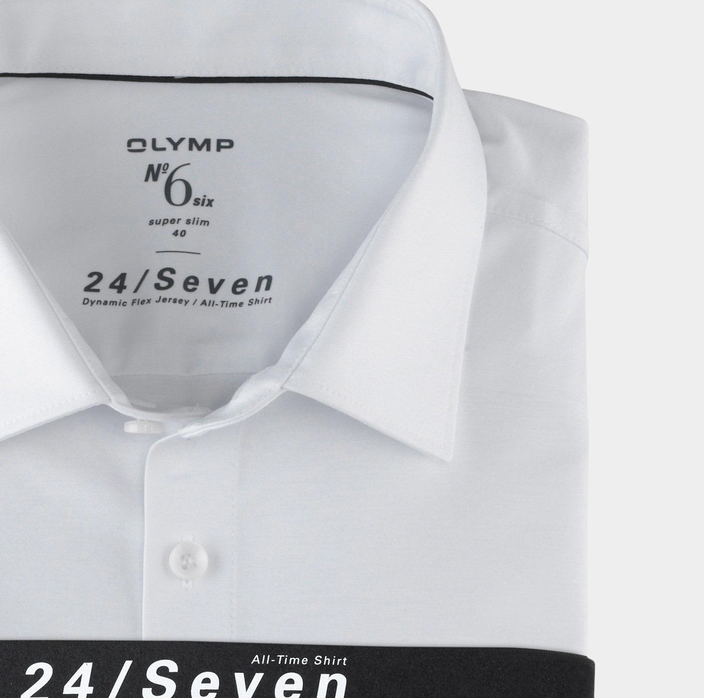 Olymp Business hemd korte mouw Wit 2503/72 Hemden 250372/00