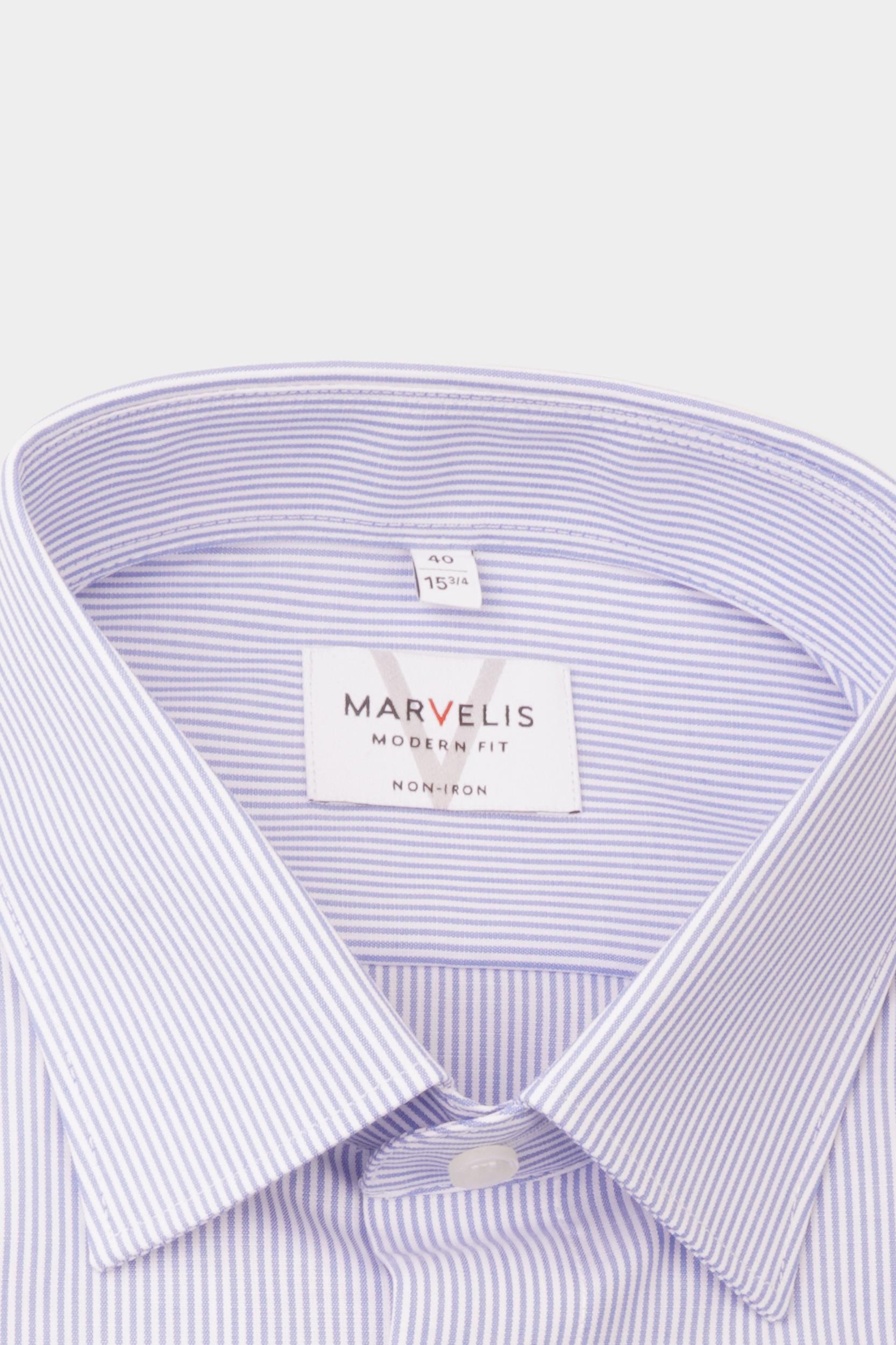 Marvelis Business hemd lange mouw Blauw  775464/15
