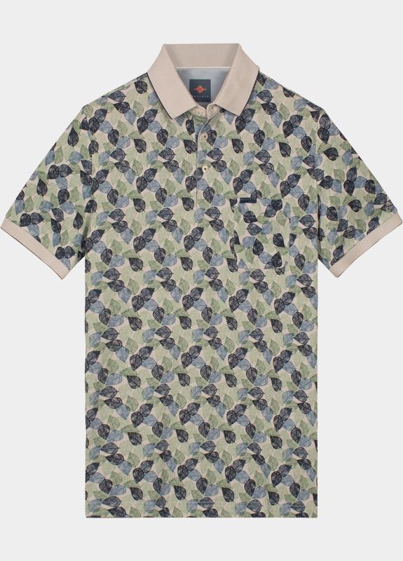 Baileys Polo heren Groen Poloshirt 2-tone Pique, all o 615229/72