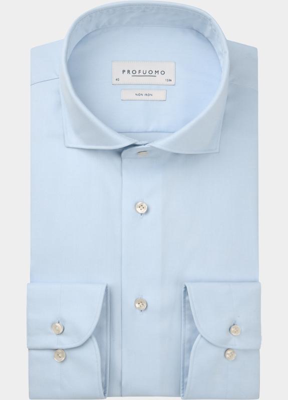 Profuomo Business hemd lange mouw Blauw  PP2H00010/B