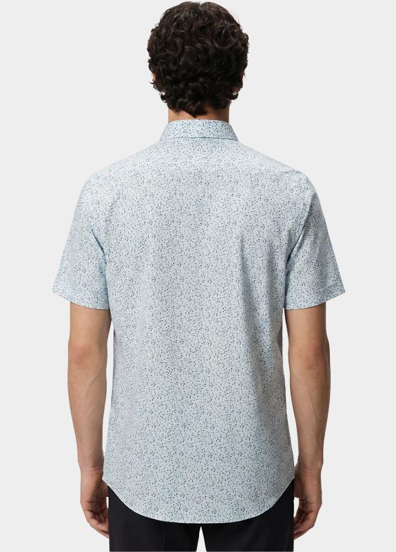 R.B. Boston overhemd korte mouw heren Multi Marshall SS Button Down 616670/704