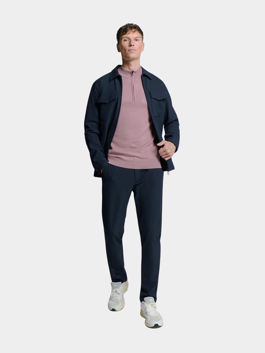No Excess Half Zip Roze  27210106SN/146