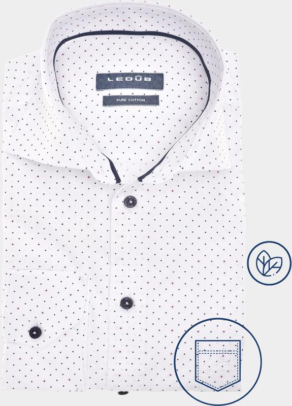Ledub Business hemd lange mouw Wit  0701922/914-190-000
