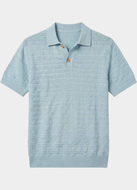 Bos Polo heren Blauw  324/604 Light blue