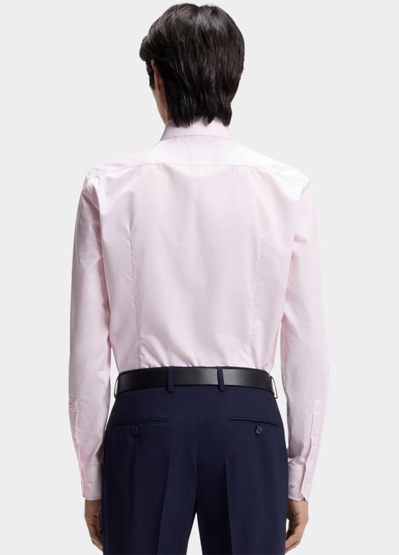BOSS Black Zakelijk overhemd heren Roze H-HANK-SP-B1-C1-261 10277120 50555977/684