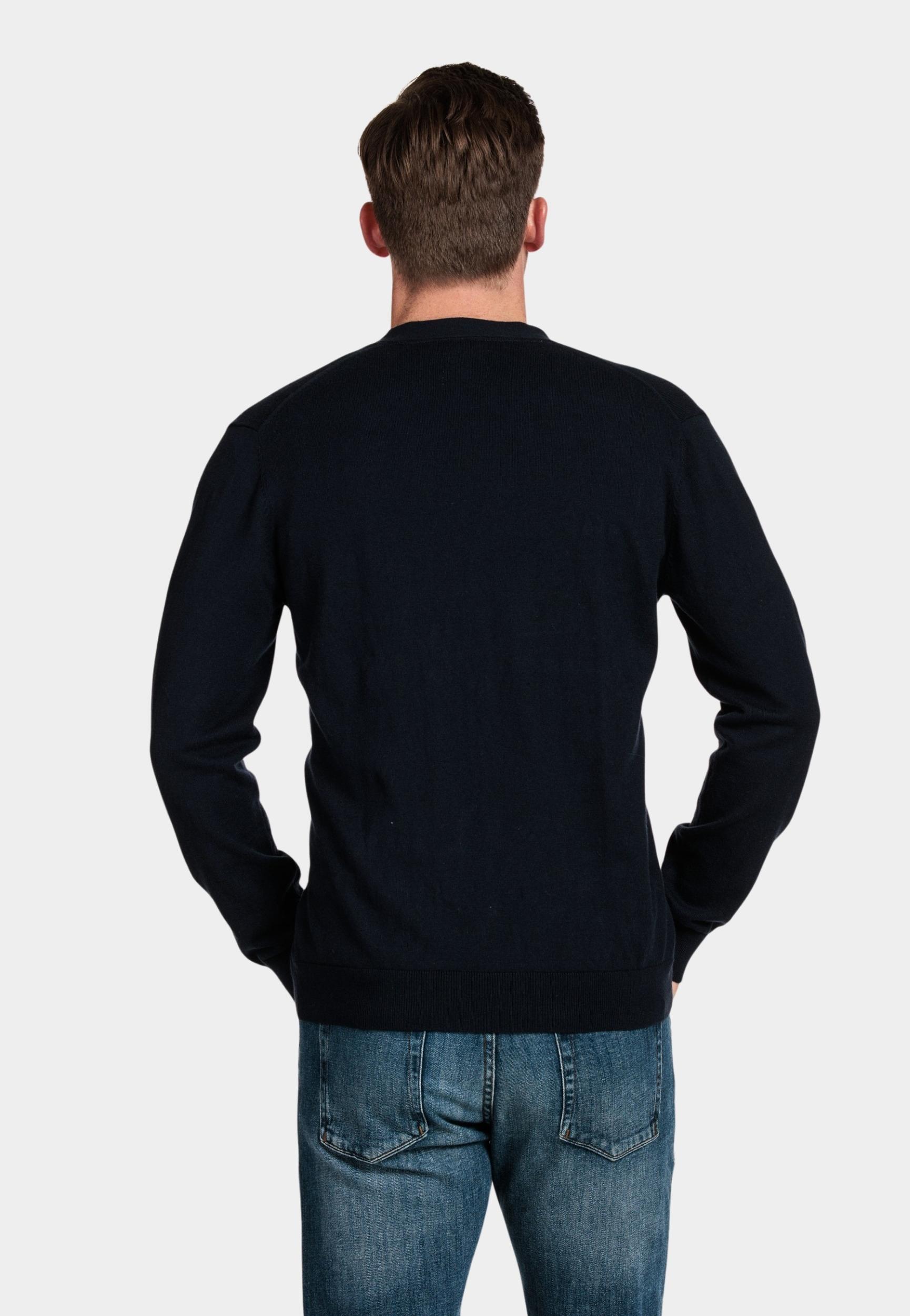 Baileys Vest Blauw Cardigan Buttons 12gg single 322019/606