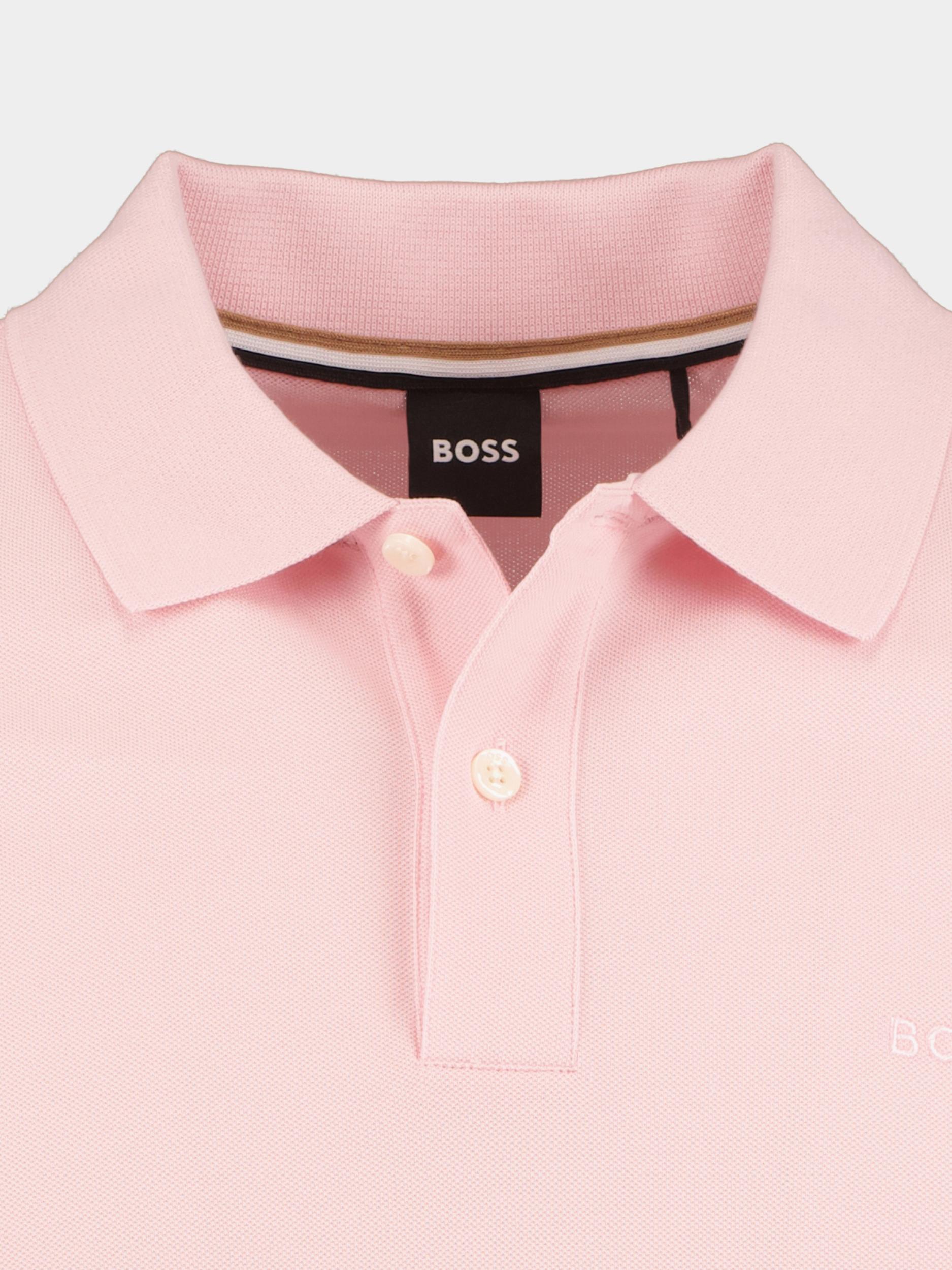 BOSS Black Polo korte mouw Roze Pallas 10241531 02 50468301/688