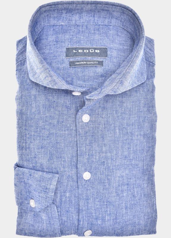 Ledub Business hemd lange mouw Blauw  0142466/180-000-000