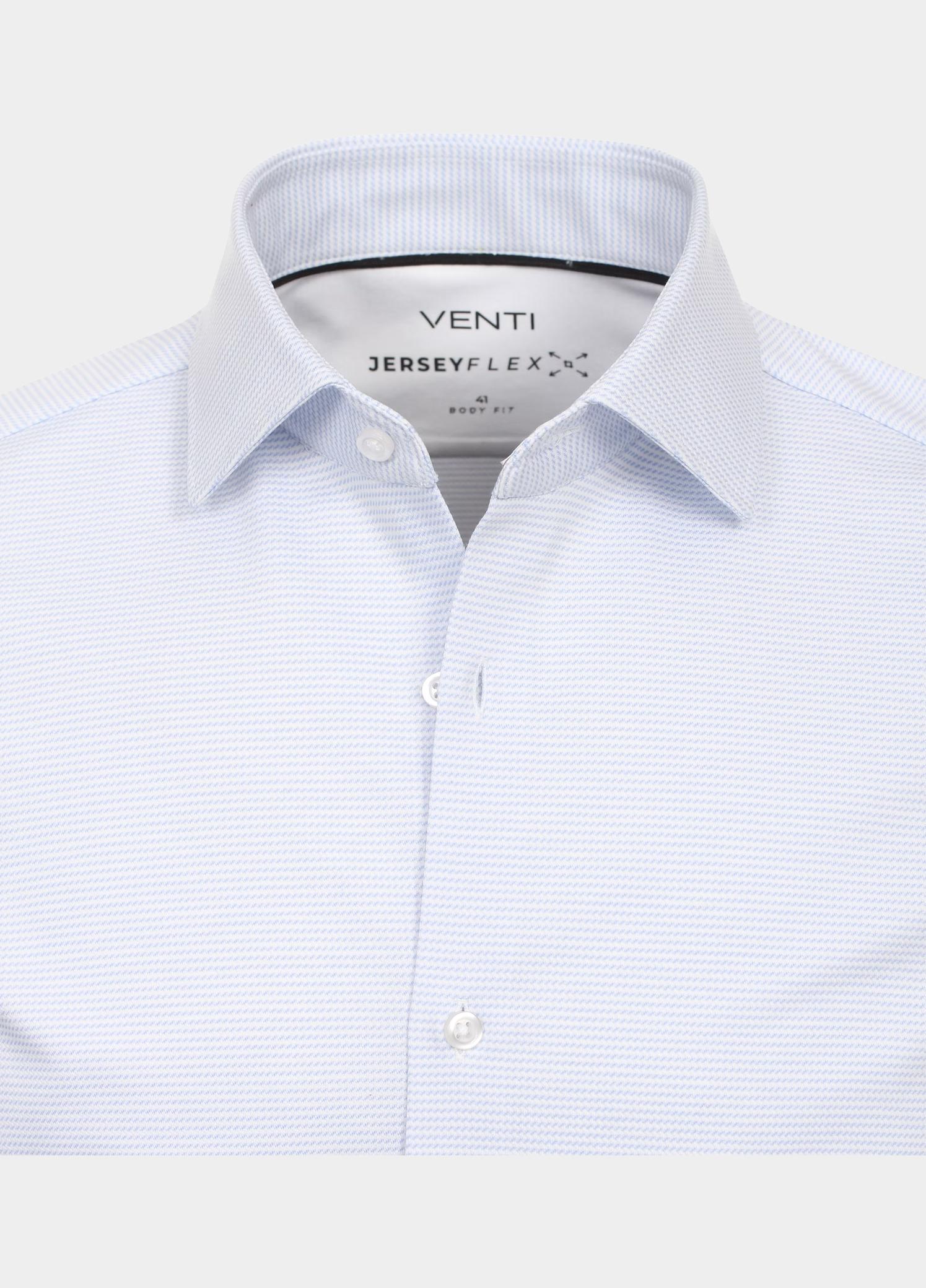 Venti Zakelijk overhemd heren Blauw Kent Body Fit 144226500/100