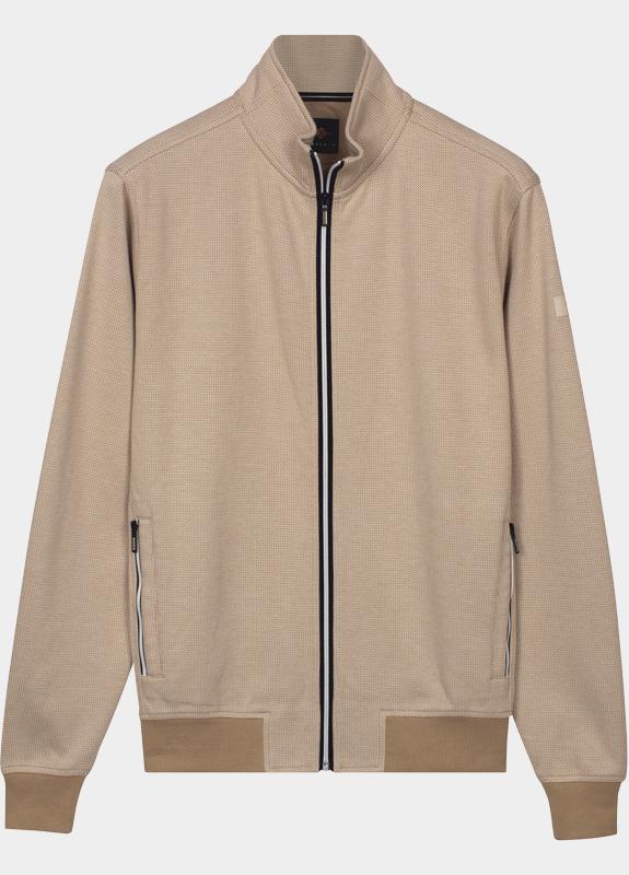 Baileys sweatvest heren Bruin Sweat Cardigan Zip y/d jacqua 612248/83