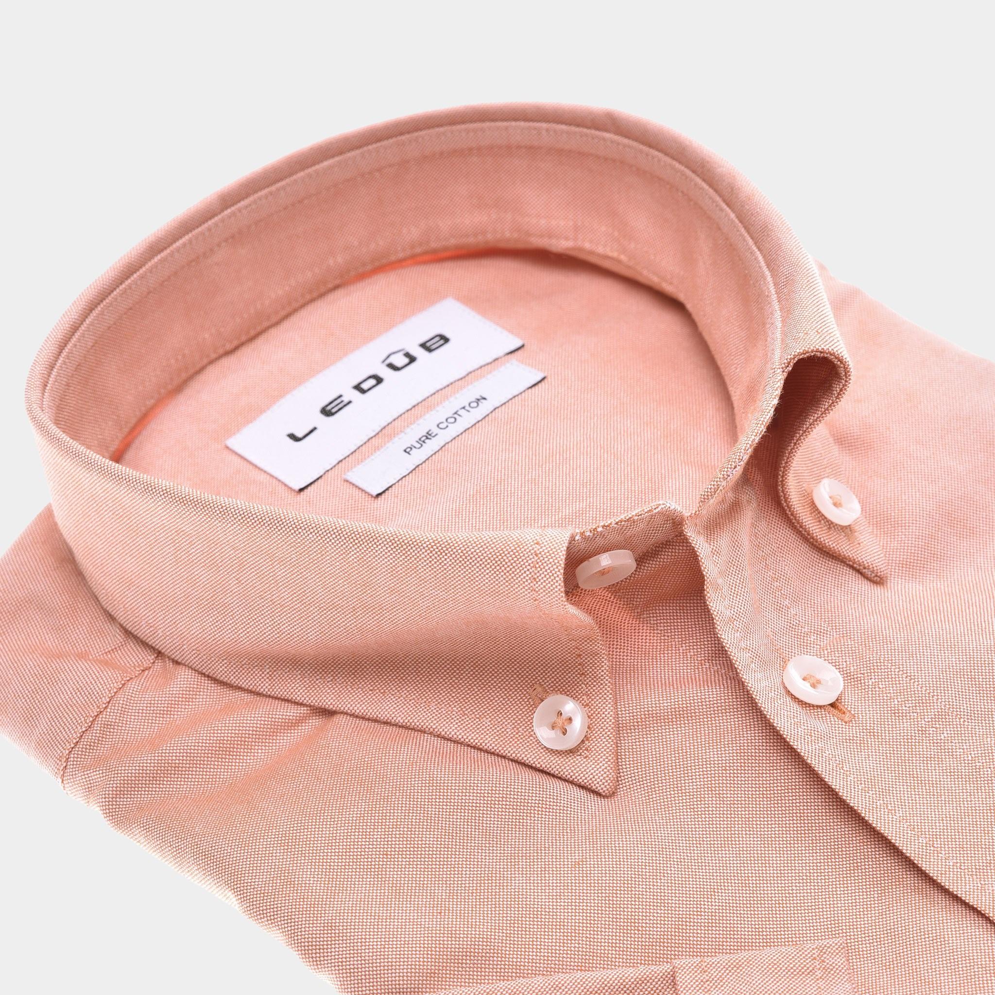 Ledub Business hemd lange mouw Oranje  0142877/840-000-000