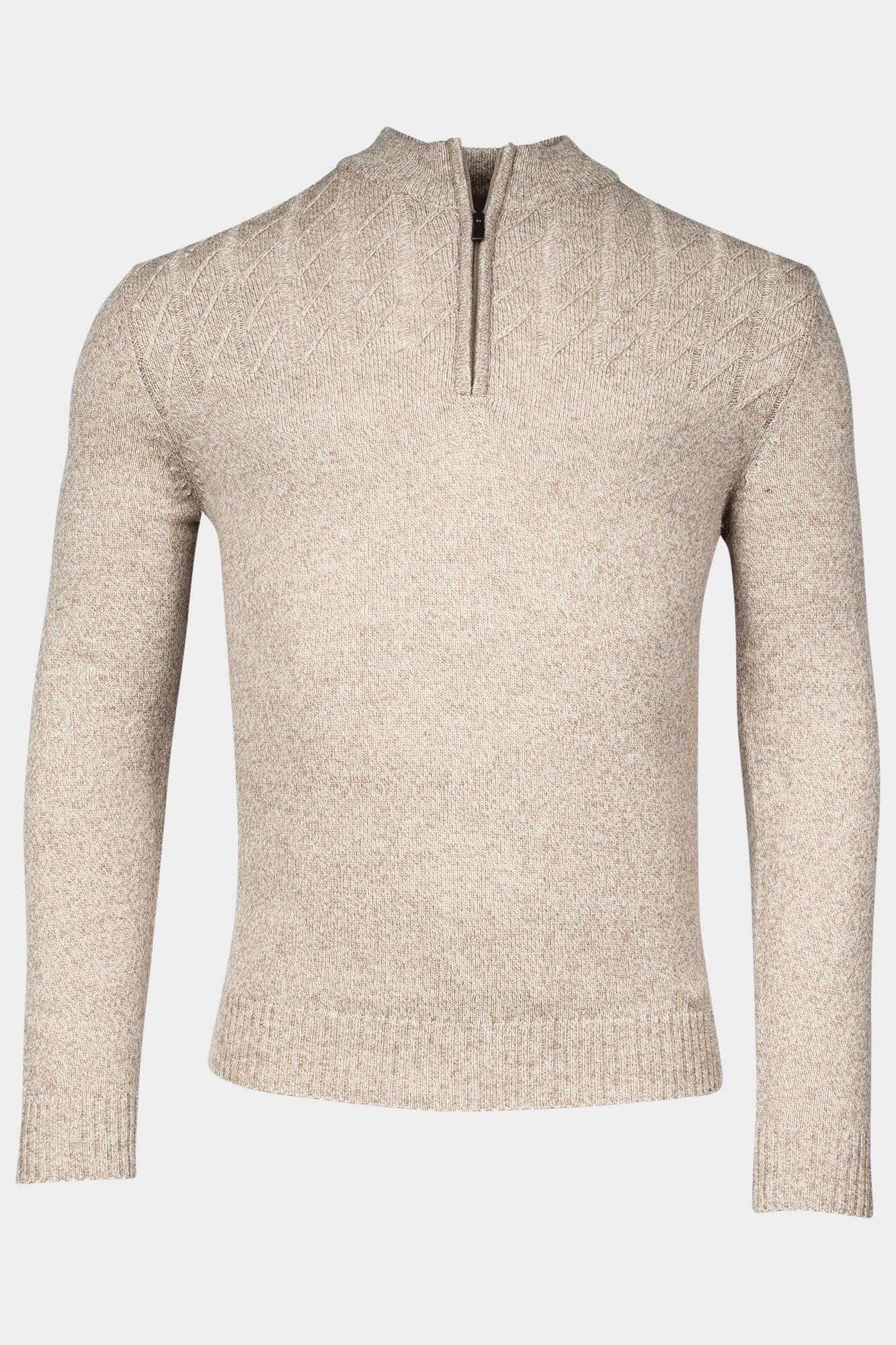 Baileys Half Zip Beige Pullover 1/2 zip  7gg single 328430/818