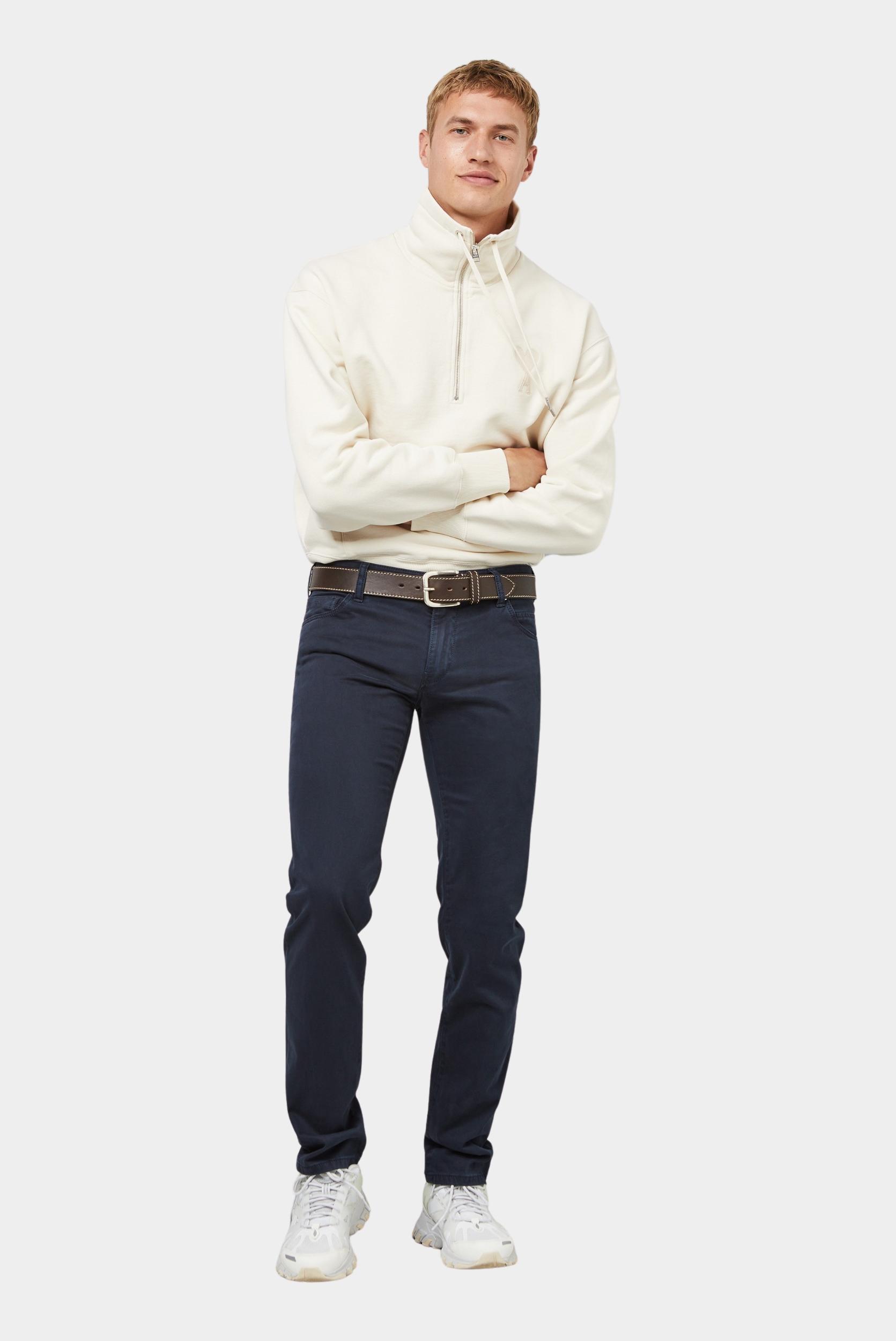 Meyer Katoenen Broek Blauw M|5 SLIM Art.9-6106 3619610600/19