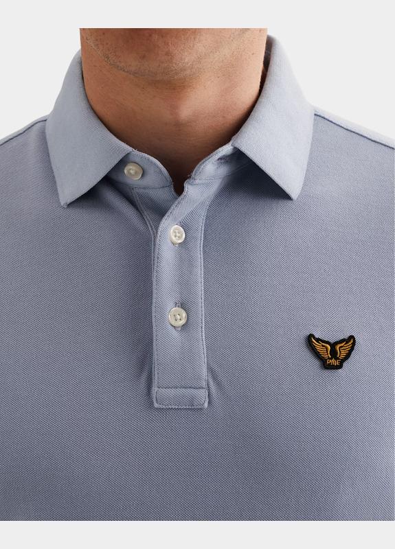 PME Legend Polo heren Blauw Short sleeve polo pique garme PPSS2605850/5299