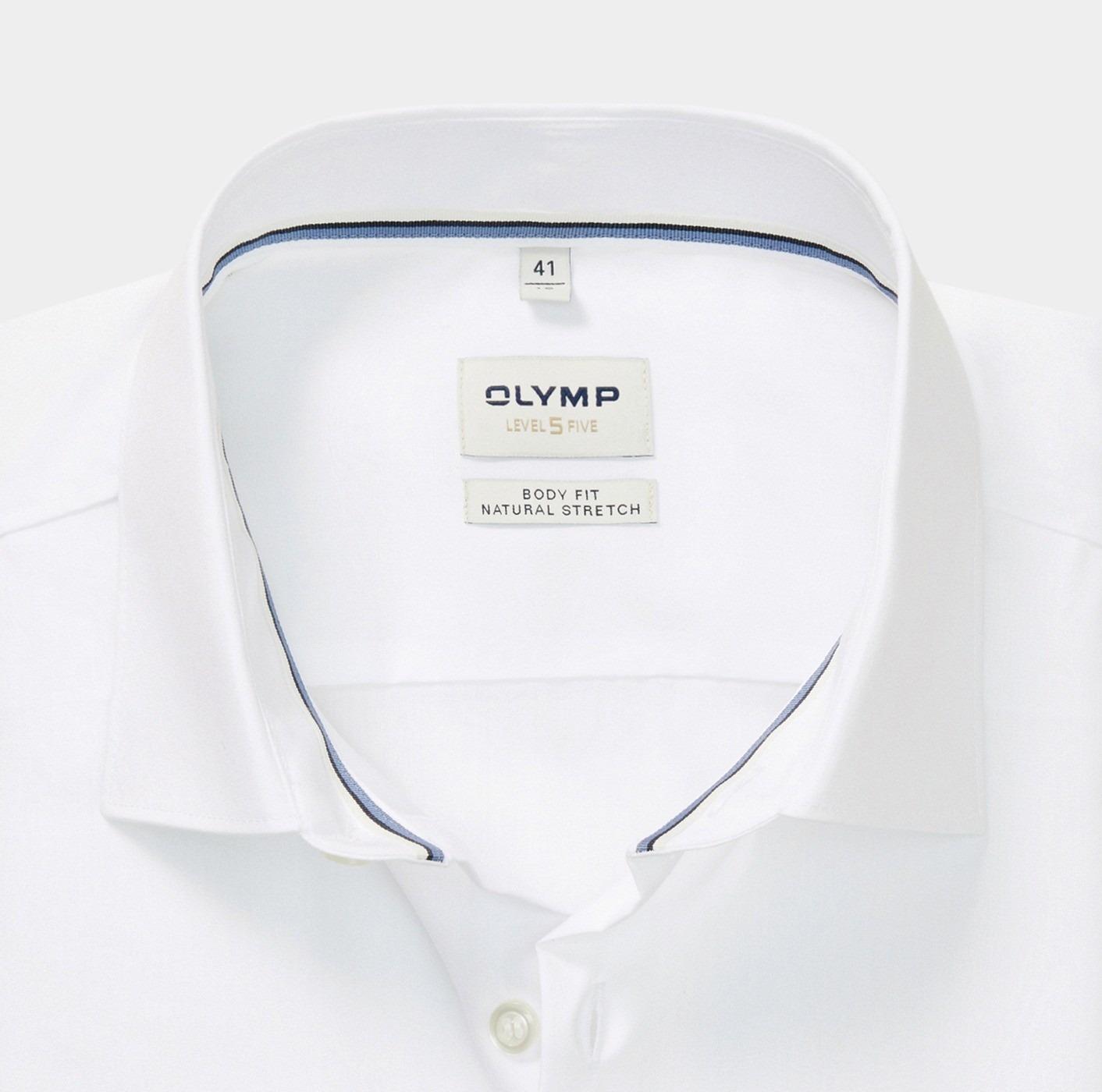 Olymp Business hemd lange mouw Wit Level 5 219884/00