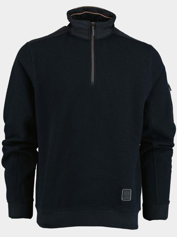 Baileys Sweater Blauw Sweatshirt zip 223129/105