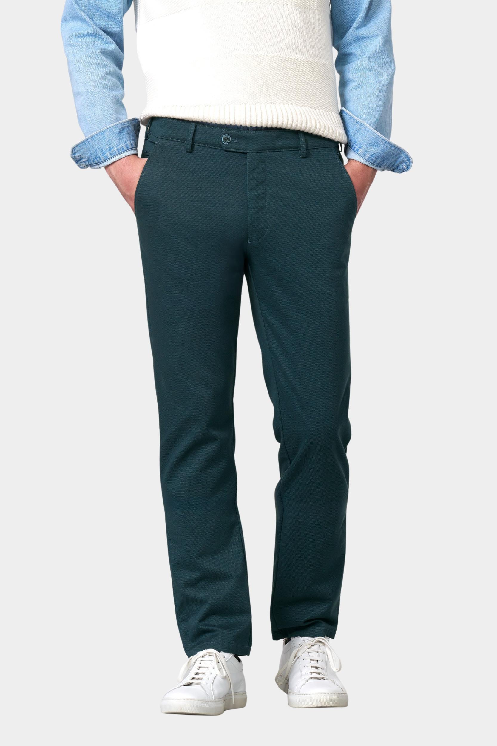 Meyer Chino Blauw Bonn 2-5654 1022565400/17 Meyer Chino Blauw Bonn 2-5654 1022565400/17