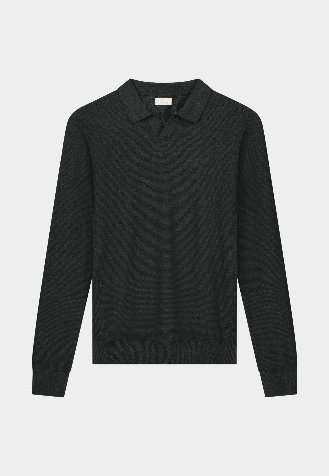 Dstrezzed Polo lange mouw Zwart Mercury Polo 405578-AW24/999