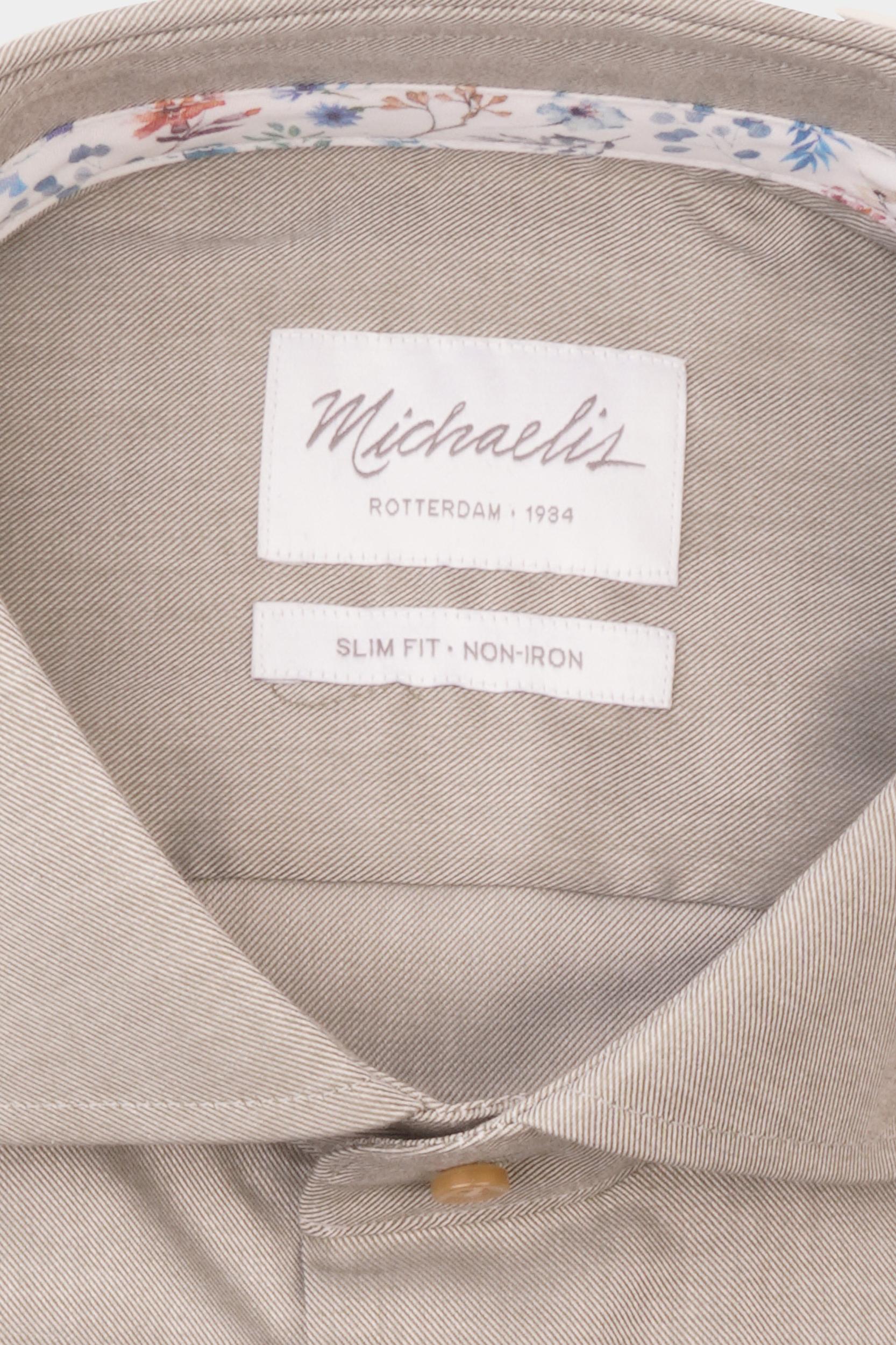 Michaelis Business hemd lange mouw Groen  PMTH30001E/Z