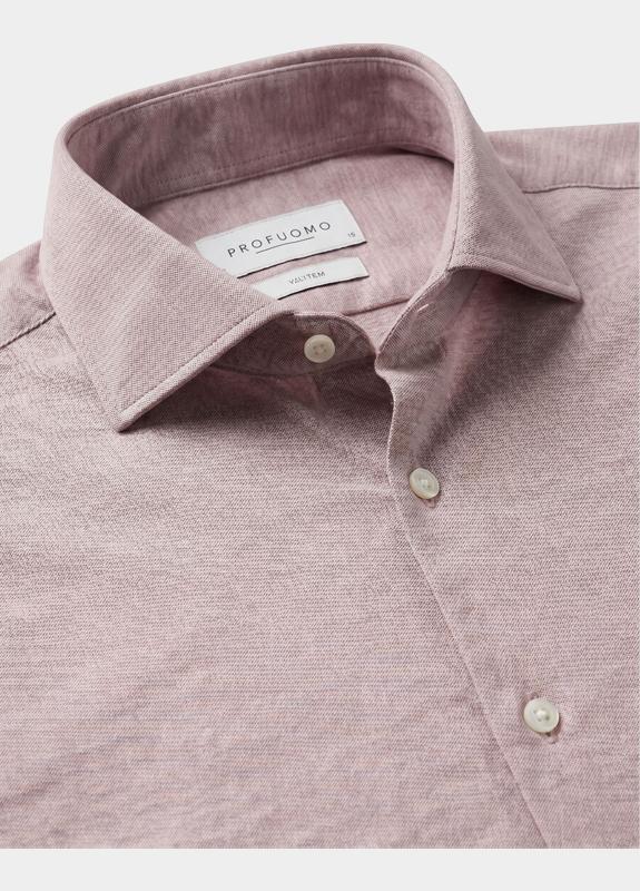 Profuomo Zakelijk overhemd heren Rood  PPXH10022/D