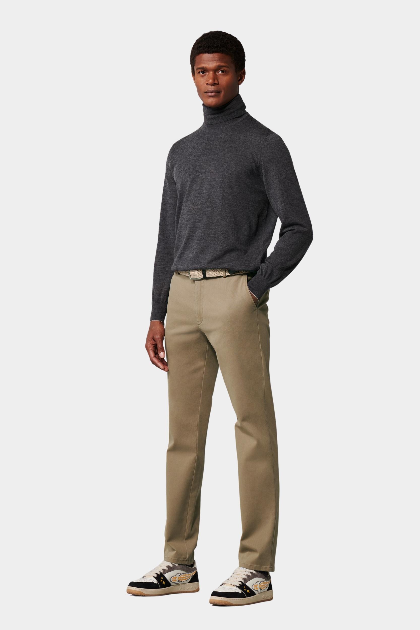 Meyer Katoenen Broek Beige OSLO Art.2-3552 2232355200/33