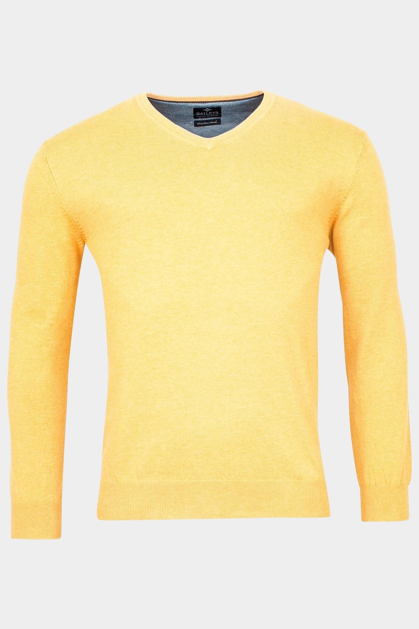 Baileys Pullover Geel V-Neck Pullover  12gg, Single 418100CCT-3/225