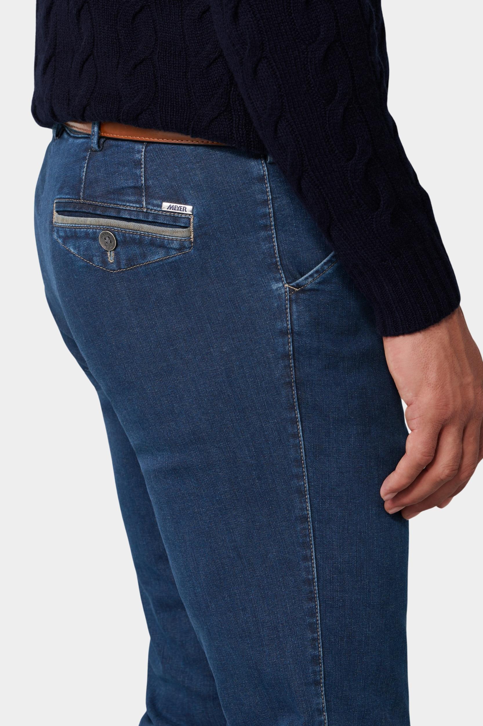 Meyer Flatfront Jeans Blauw CHICAGO Art.2-4547 3322454700/45