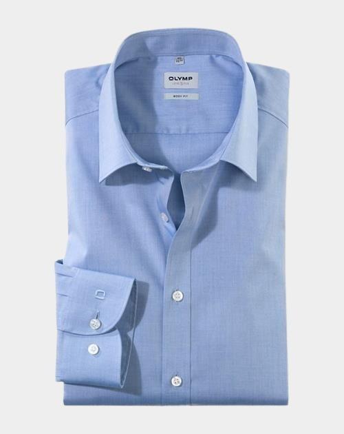 Olymp Business hemd lange mouw Blauw Level Five 208064/19
