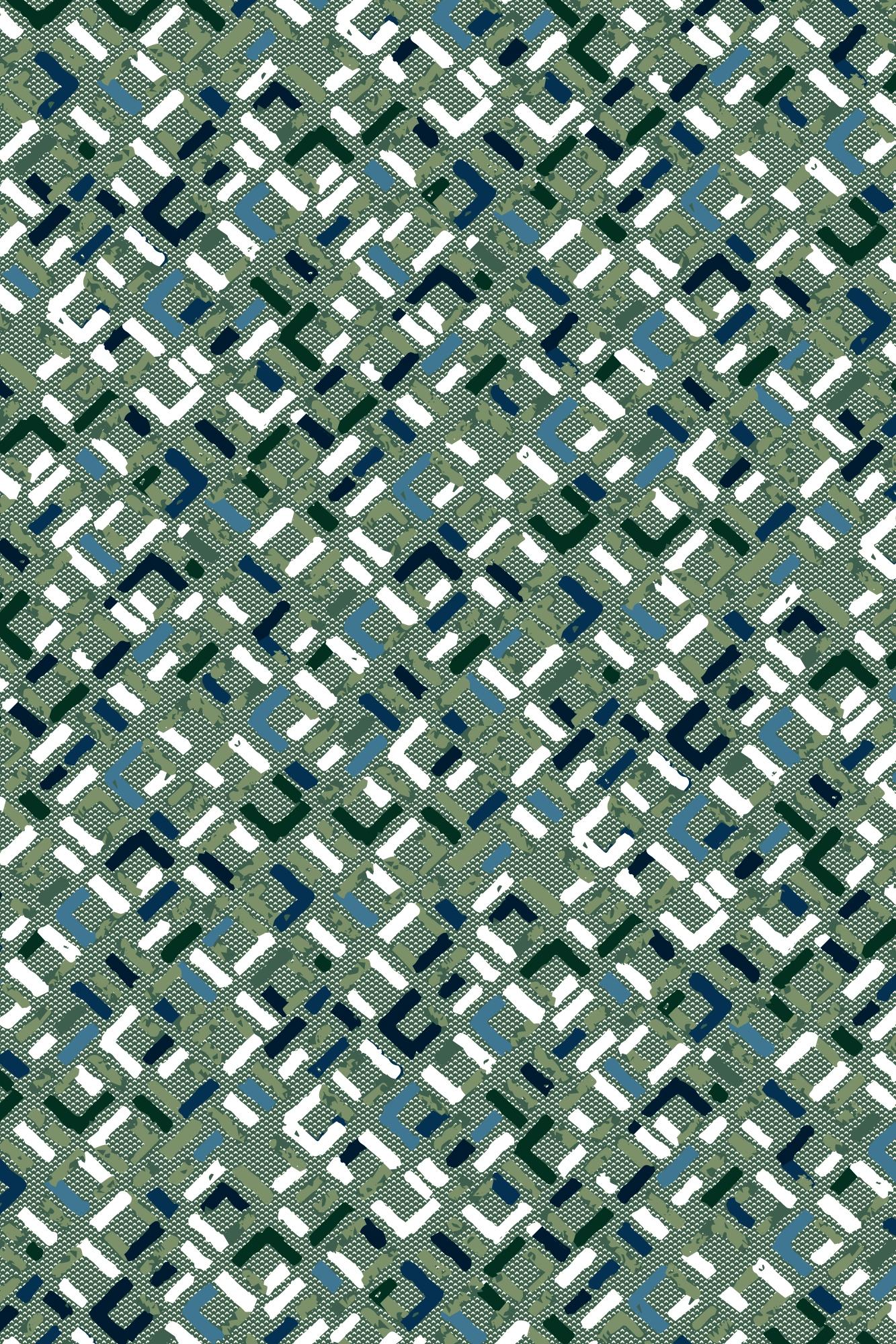 R.B. Boston Casual hemd lange mouw Groen Franklin LS Button Down 527670/717