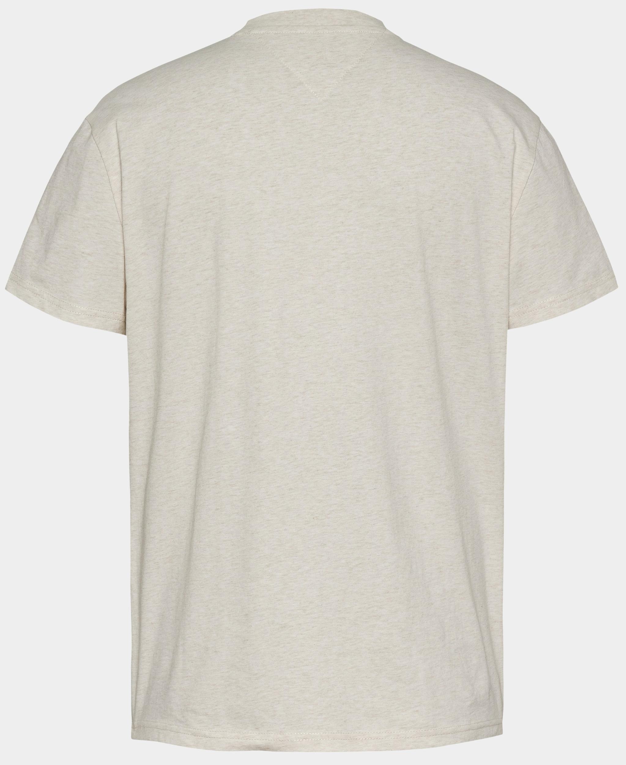 Tommy Jeans T-shirt korte mouw Beige TJM REG LINEAR LOGO TEE EXT DM0DM20744/AE3