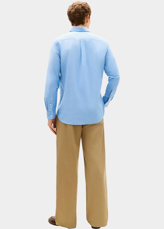 Tommy Hilfiger Casual hemd lange mouw Blauw LIGHT OXFORD SOLID SF SHIRT MW0MW42287/0GY