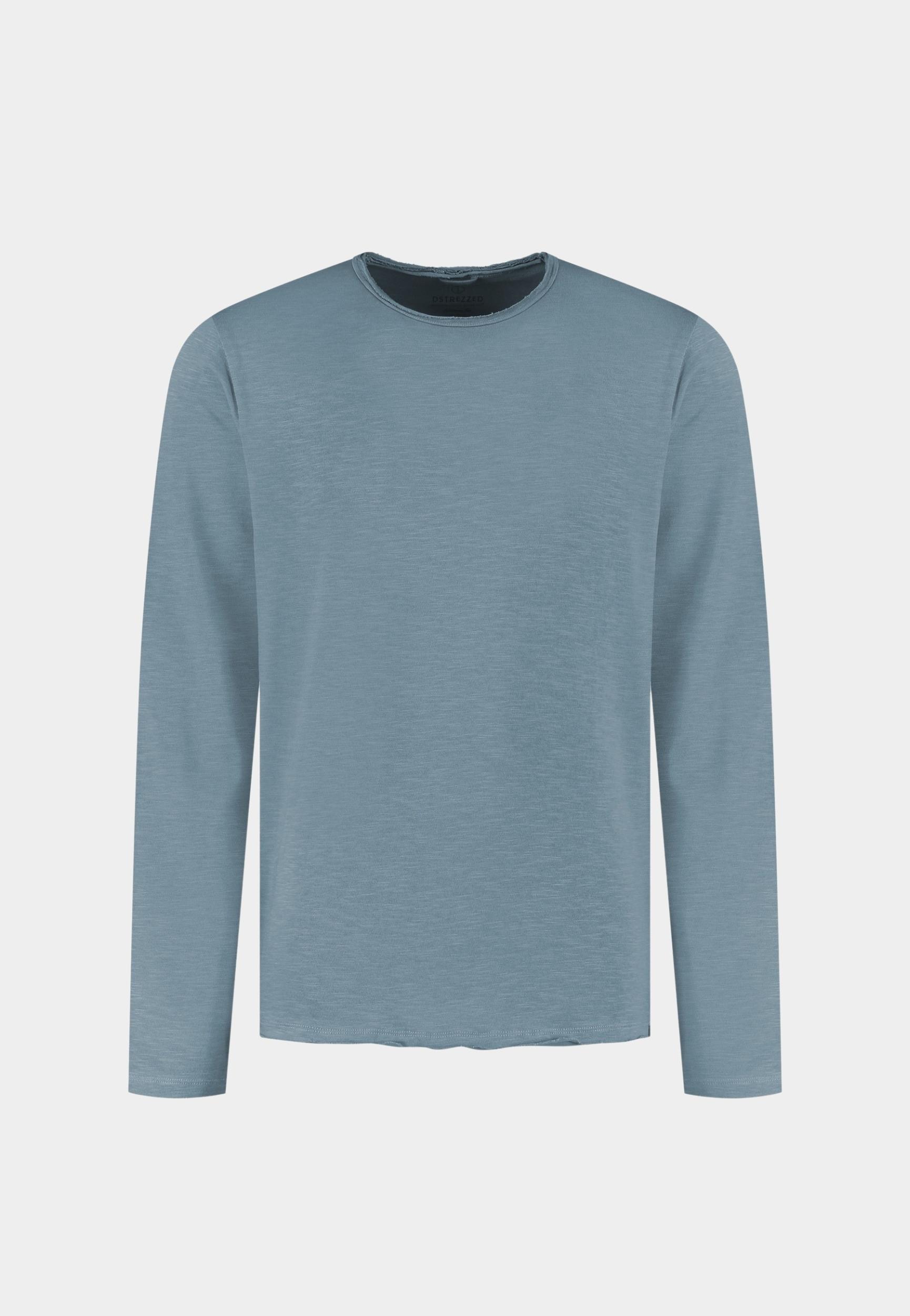 Dstrezzed T-shirt lange mouw Blauw DS_Newman Crewneck 220030-AW25/630