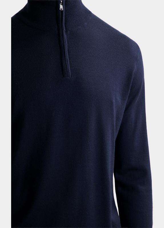 Dstrezzed Half Zip Blauw DS_Destin Skipper 405588-AW25/649