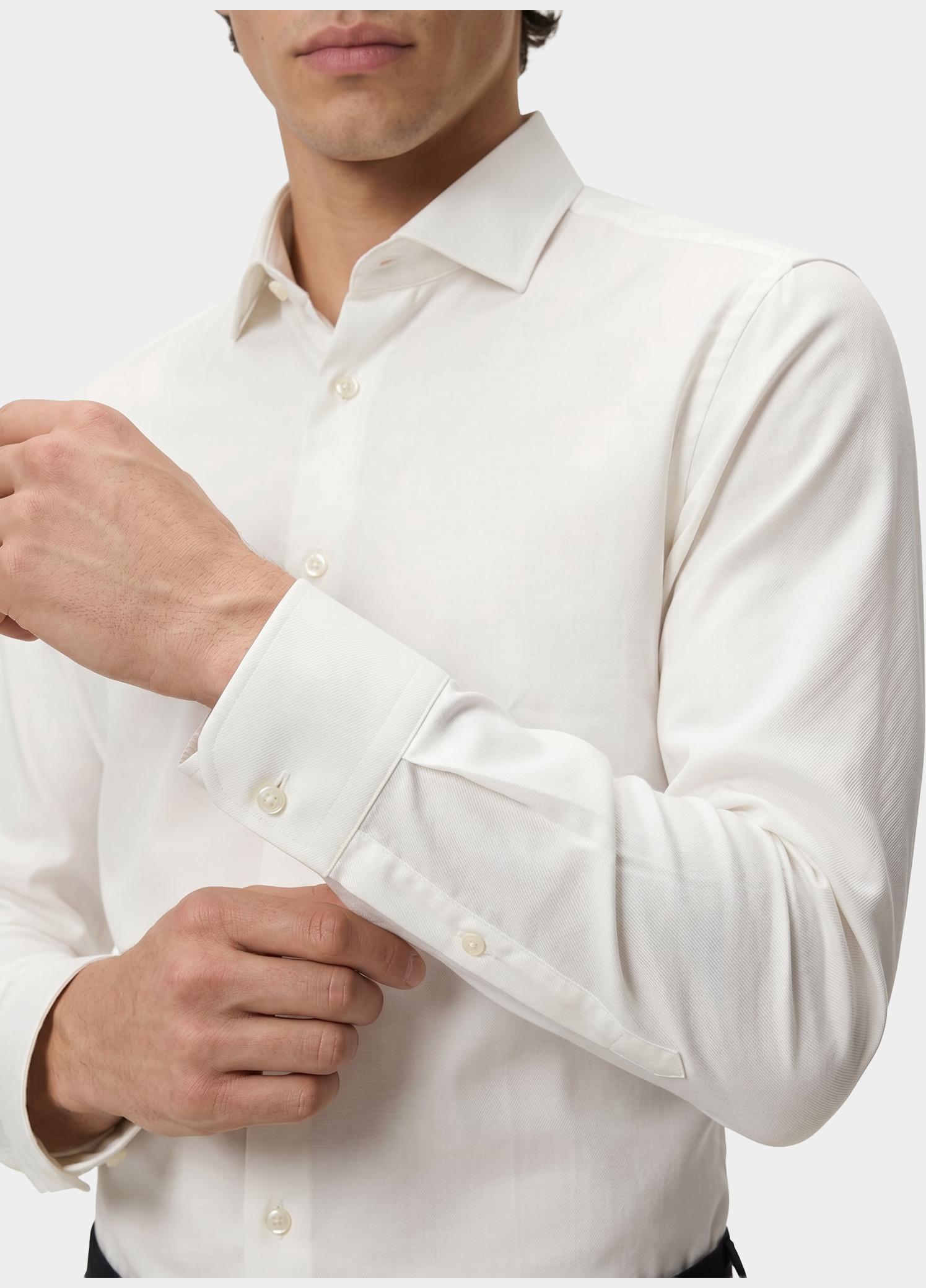 Ledub Business hemd lange mouw Beige 4010S/1/302/ SF 5 0343568/920-350-920