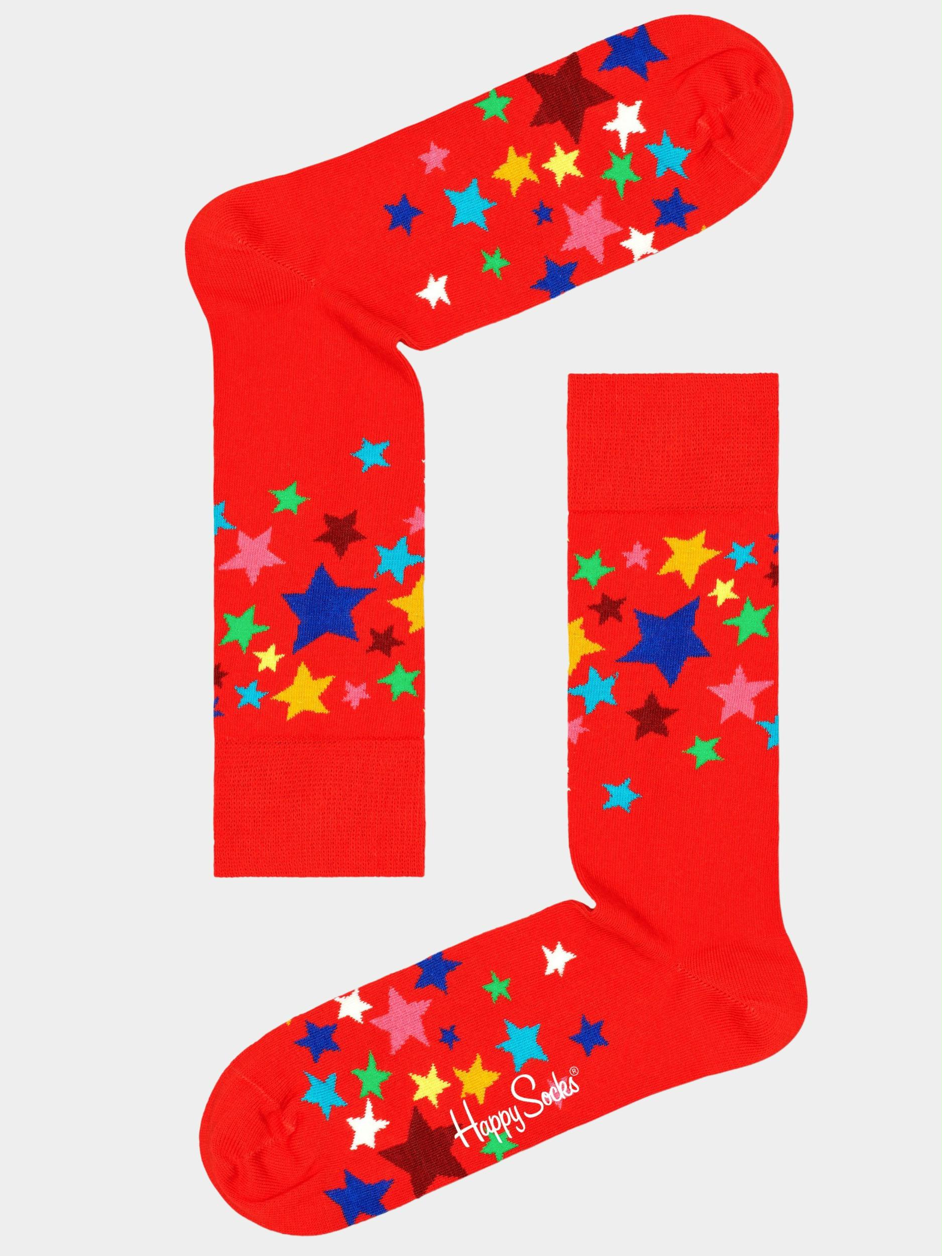 Happy Socks Cadeaubox Sokken Multi 4-Pack Holiday Vibes Gift Set XHBG09/4300