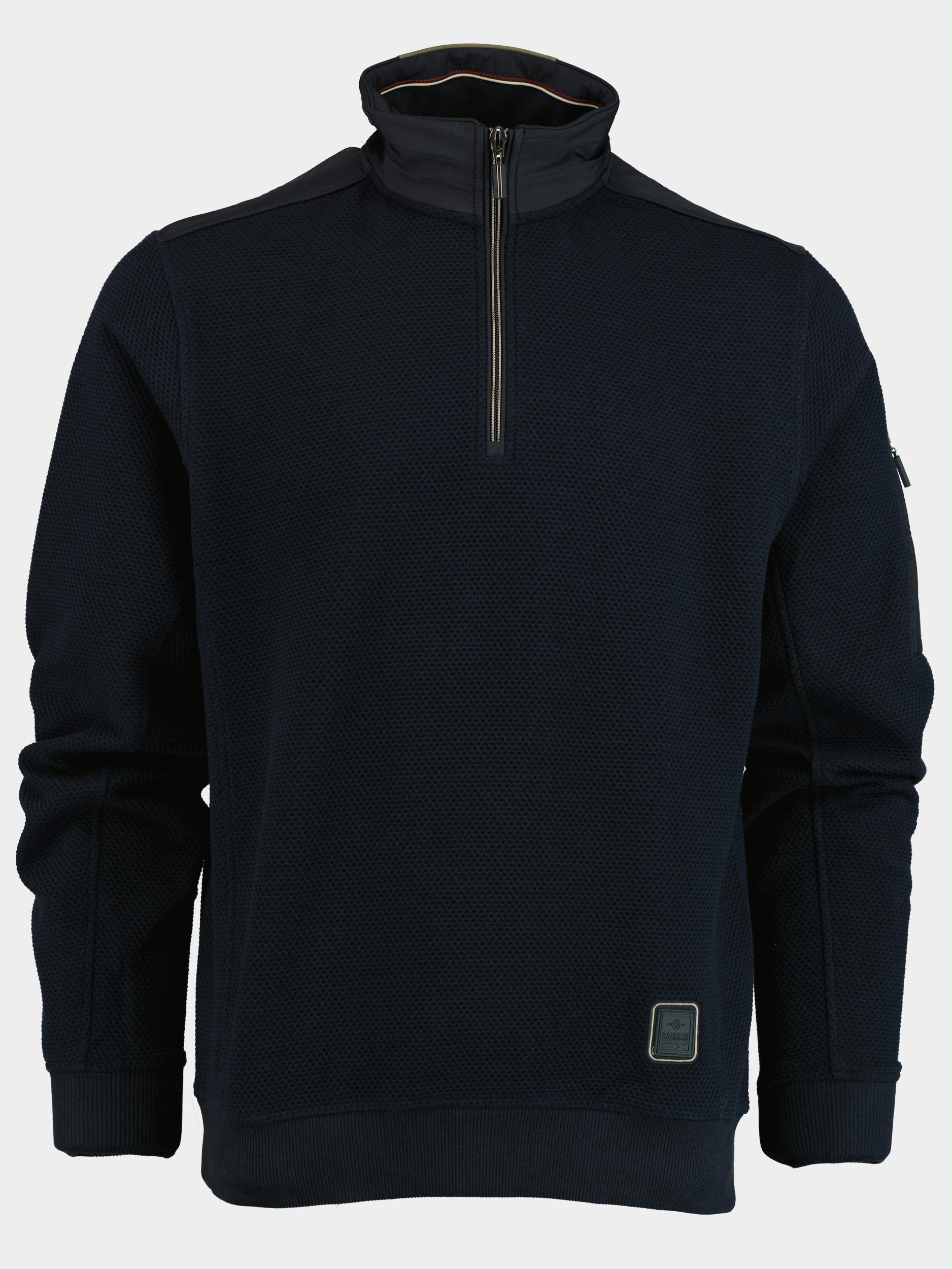 Baileys Sweater Blauw Sweatshirt zip 223129/105