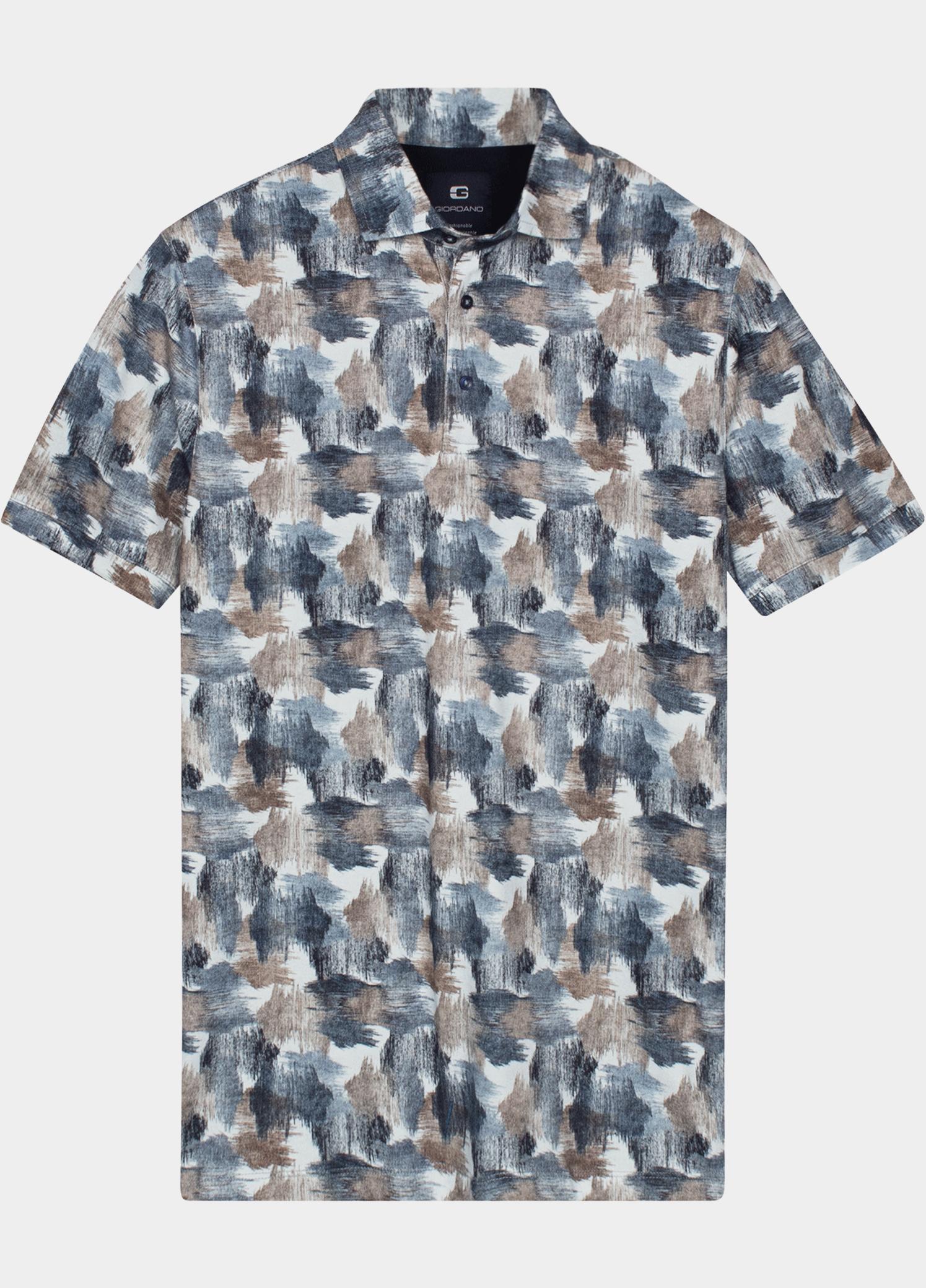 Giordano Polo heren Blauw Formentini Short Sleeve Polo 616554/60