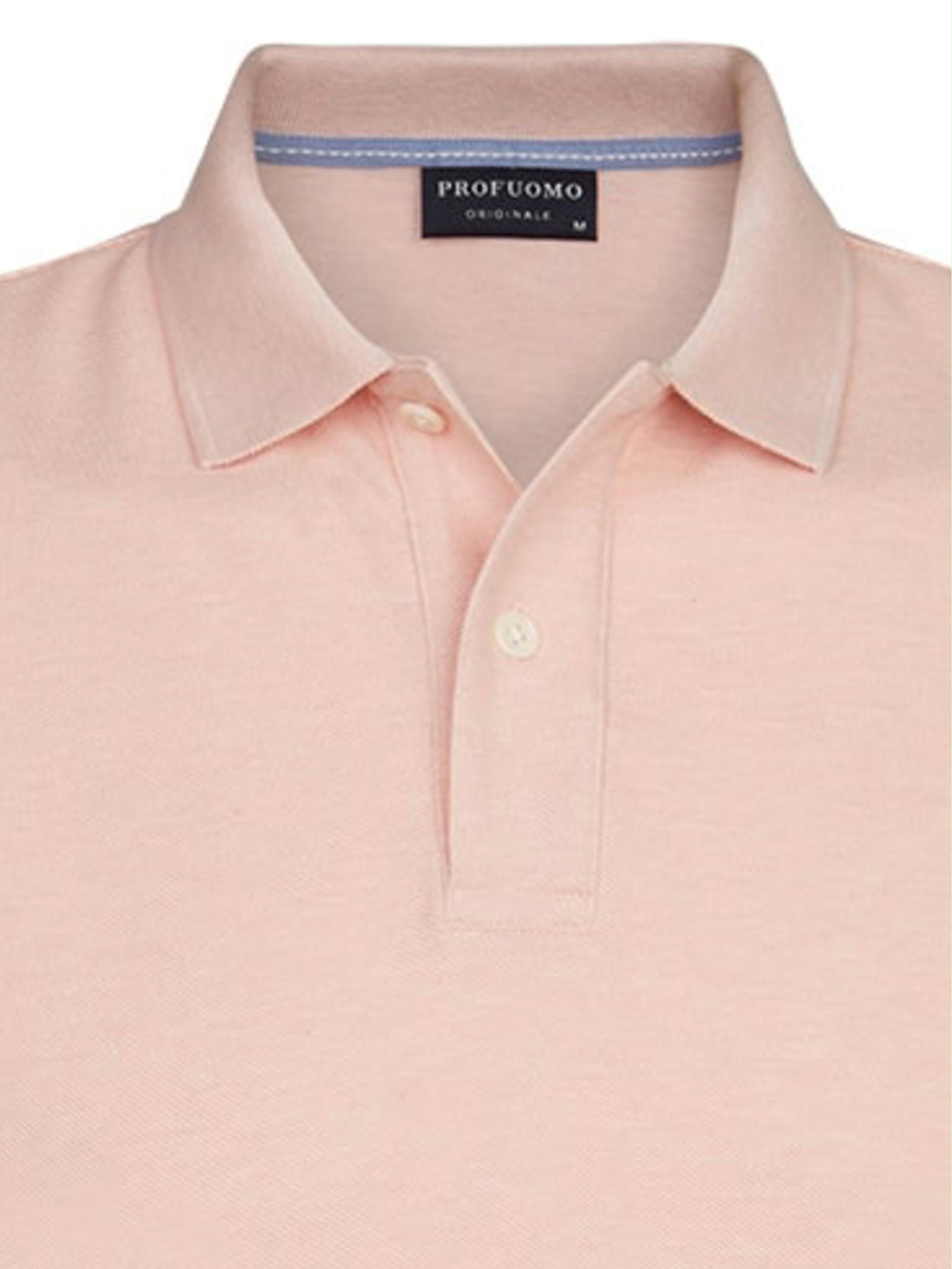 Profuomo Polo korte mouw Roze  PPSJ1A0004/T