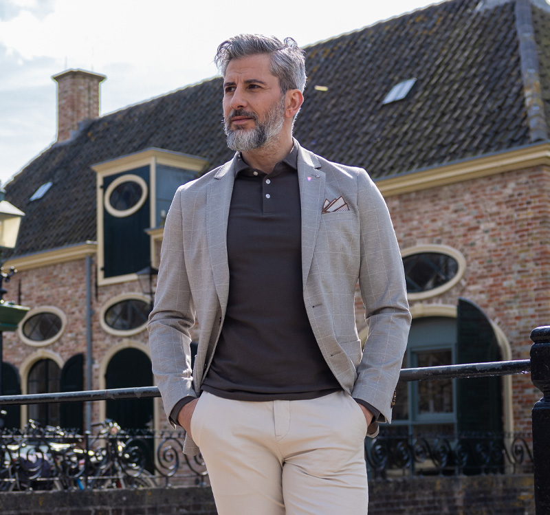 Colbert heren grijs