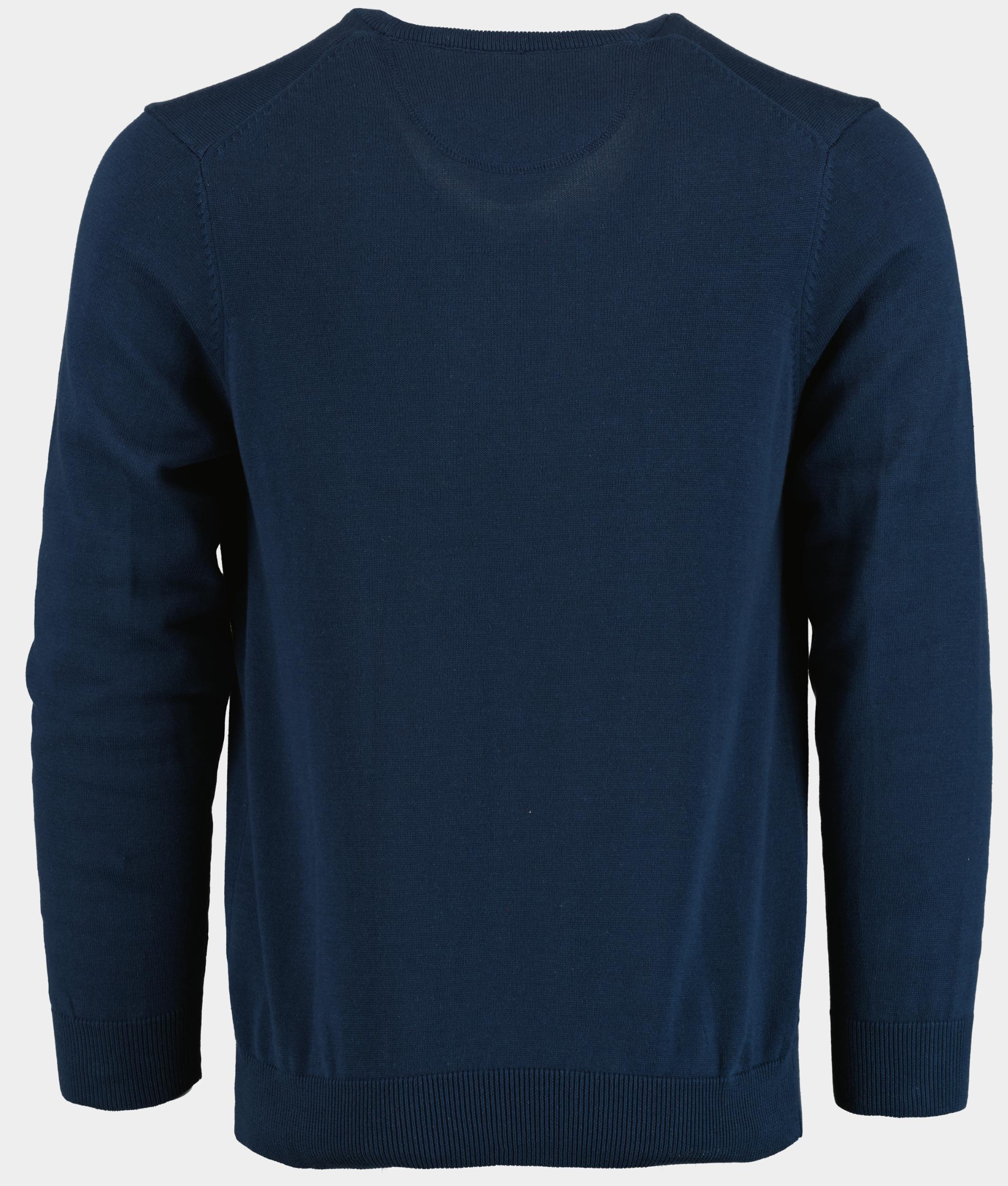 Bos Pullover Blauw Cotton Regular Fit 518100CCT-13/69
